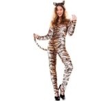 Disfraz de tigresa oriental para mujer