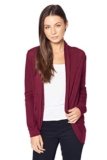 Khanomak de Mujeres de Manga Larga de Punto Abierto Frente Cardigan
