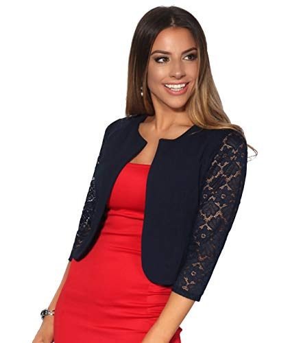 chaqueta fiesta azul