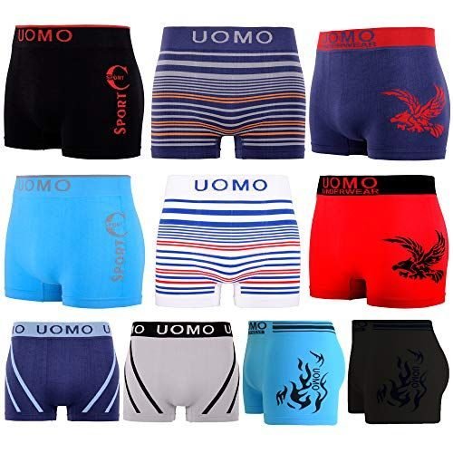 Calzoncillos bóxers UOMO | Pack 10 Calzoncillos bóxers marca UOMO para  hombre - Ultrachollo.com | Ofertas 2022