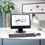Logitech MK120 – Pack de teclado y ratón, color negro