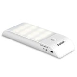 Luz noche, omeril luz led armario recargable usb con sensor por solo 7,59€