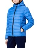 Marca Amazon – MERAKI Chaqueta de Plumas con Capucha Mujer