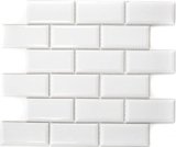 Azulejos De Cocina Blancos Biselados