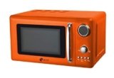 Microondas digital vintage naranja