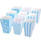 Bolsa Papel Rayas Azul