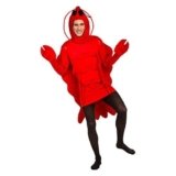 Disfraz de bogavante elegante para adulto