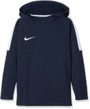 Nike Dry-FIT Academy – Sudadera de fútbol con capucha para niños, Azul (Obsidian/White), M EU (137-147 cm).