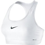 Nike Sport-BH Pro Victory Compression, Sujetador deportivo para mujer, Blanco (White/Black 100), S.