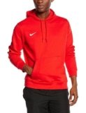 Nike Team Club Hoody – Sudadera para hombre, Rojo/Blanco (University red/White), S.