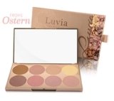 Paleta Exclusiva de Iluminadores Prime Glow para cada tipo de piel – 8 Colores Brillantes en Polvo, para Profesionistas y Principiantes – Set Vegano/No testado en animales.