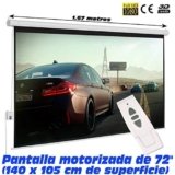 Pantalla de proyeccion electrica Luxscreen 72″ pulgadas