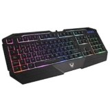 PICTEK Teclado Gaming Español USB Rainbow LED Retroiluminado con Ergonómico