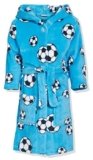 Playshoes Fleece-Bademantel Fußball Albornoz para Niños