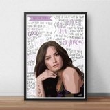 Pósteres/impresiones inspirada en Demi Lovato