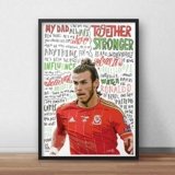 Pósteres/impresiones inspirada en Gareth Bale