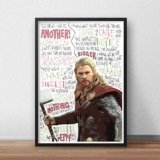 Pósteres/impresiones inspirada en Marvel/Thor