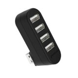 Sabrent 4 puertos USB 2.0 [90 ° / 180 ° grado giratorio] (HB-UMN4)