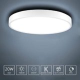 Sararoom Lámpara de Techo,6500k Impermeable Luz de Techo LED