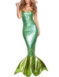 Disfraces para Halloween Vestido de Sirena