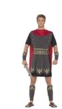 Disfraz de gladiador romano con capa para hombre