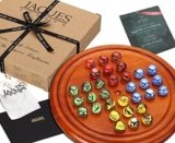 Solitario – Juego de tablero de madera solitario – Jaques of London
