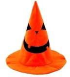 Sombrero de bruja color naranja accesorio idea disfraz