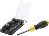 STANLEY STHT0-70885 – Destornillador multipuntas, incluye 33 puntas y organizador de puntas