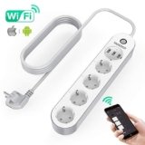 Regleta inteligente, Smart Power Strip con 4 zócalos