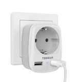 TESSAN Enchufe USB pared, Ladron Enchufes