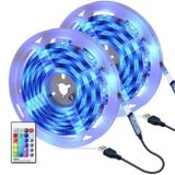 Tiras LED 6M, OMERIL Impermeable Tira LED USB con Control Remoto