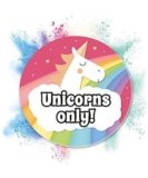Unicornio Cartel – Unicornios Only placa para puerta, decoración de pared, niña de habitaciones y miedo por de casa, regalo Idea para Unicornio Fans de regalo de cumpleaños y mejor amiga, divertido sorpresa – Inauguración De Una Fiesta.