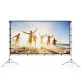 Vamvo Pantalla de Proyector HD para Interiores y Exteriores