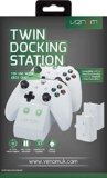 Venom – Twin Docking Station & Battery Packs Con Cubiertas, Color Blanco