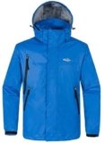 Wantdo Chaqueta Impermeable Ligera para Hombres Softshell