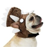 Disfraz de triceratops para perro