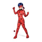 Disfraz de Ladybug con peluca para niña