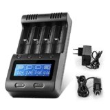Pantalla LCD Cargador de Batería Universal Zanflare Cargador C4 Inteligente