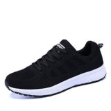 Zapatillas de Deportivos de Running para Mujer Gimnasia Ligero Sneakers Negro Azul Gris Blanco 35-40 Negro 40.