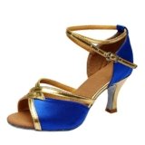 Sandalia Tacon Fiesta Azul